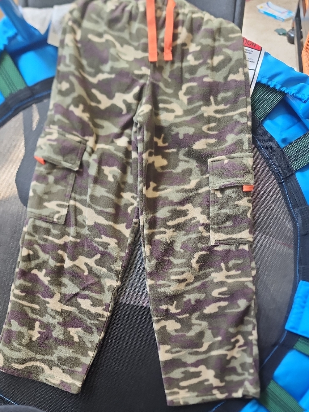 *nd Sz 7 365 Kids Camo Cargo Microfleece Pants